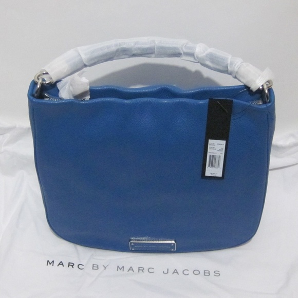 Marc By Marc Jacobs Handbags - Marc by Marc Jacobs Aquamarine Leather Hobo